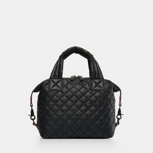 MZ Wallace Small Sutton  Black, with pouch, strap